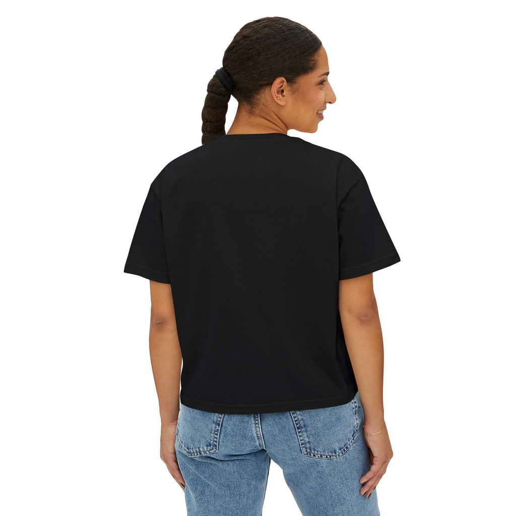 Mom Life Tee — "Caffeine Because Mom Life Ain't Easy" Boxy Shirt