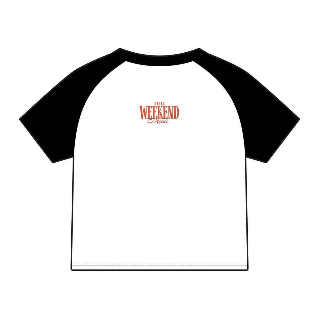 Girls Weekend Raglan Tee – 'Weekend' Relax Vibes Graphic Tee