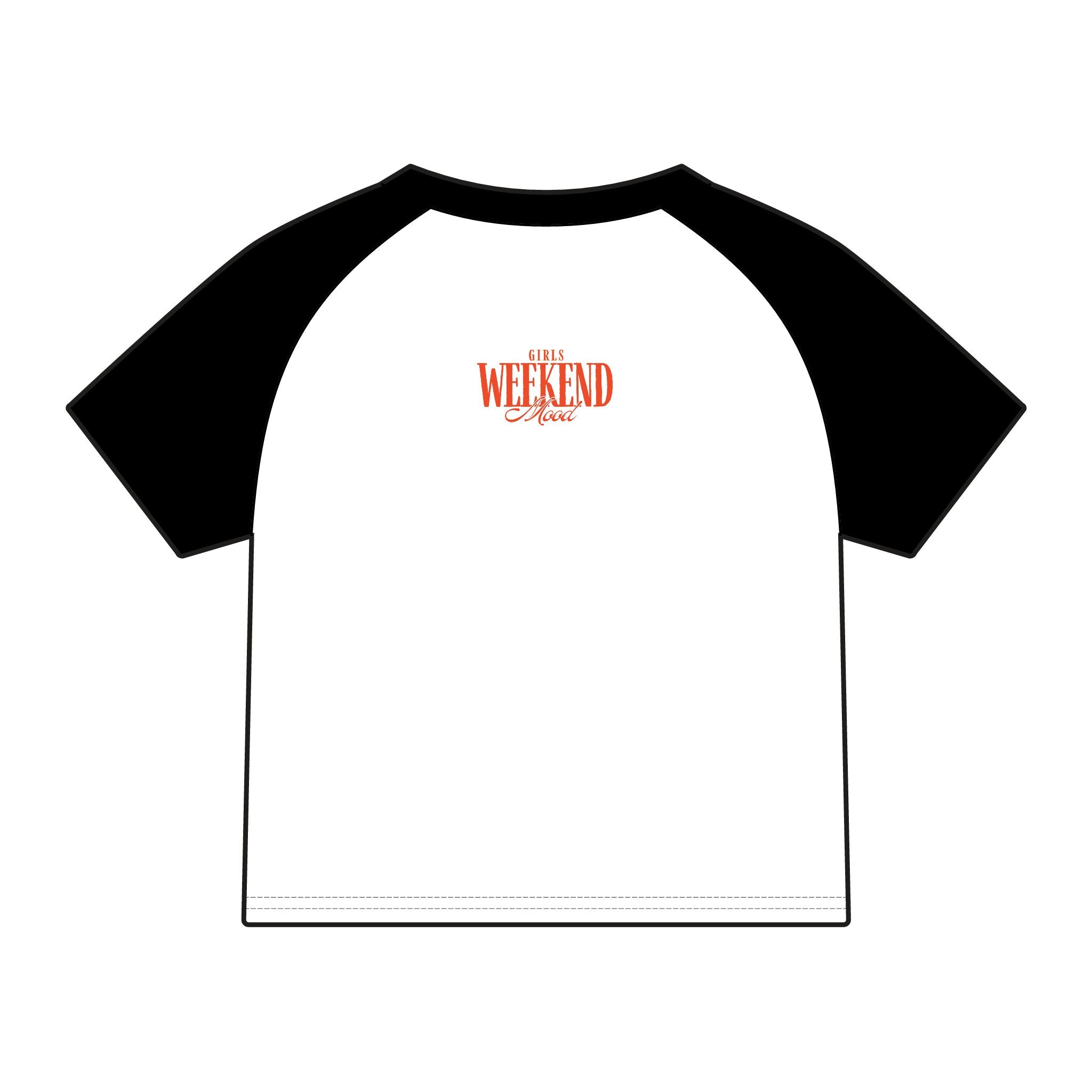 Girls Weekend Raglan Tee – 'Weekend' Relax Vibes Graphic Tee