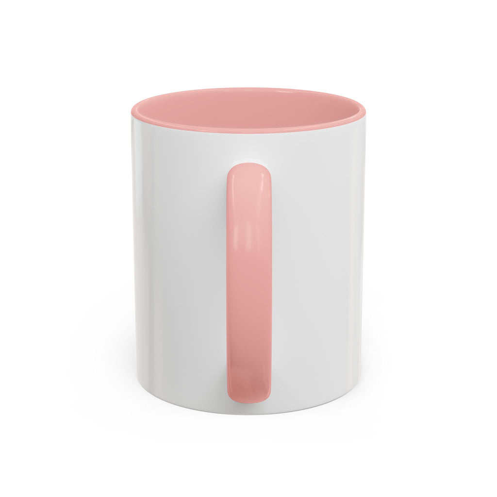 Teacher Mug — Pink Bow Striped Coffee Cup (11/15oz)