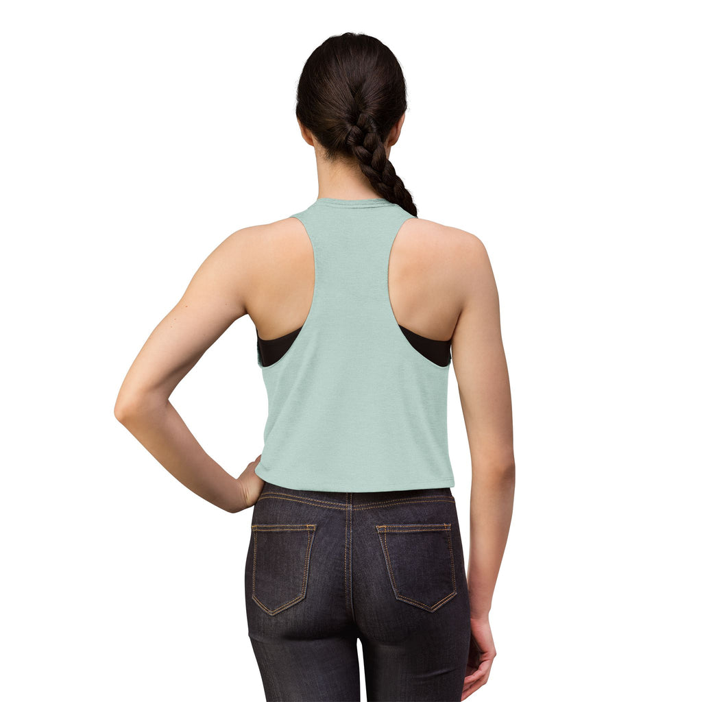 Women's Crop Top — Minimal Lip Print Graphic Tank Top