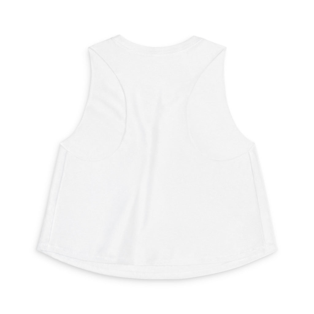 Women's Crop Top — Minimal Lip Print Graphic Tank Top