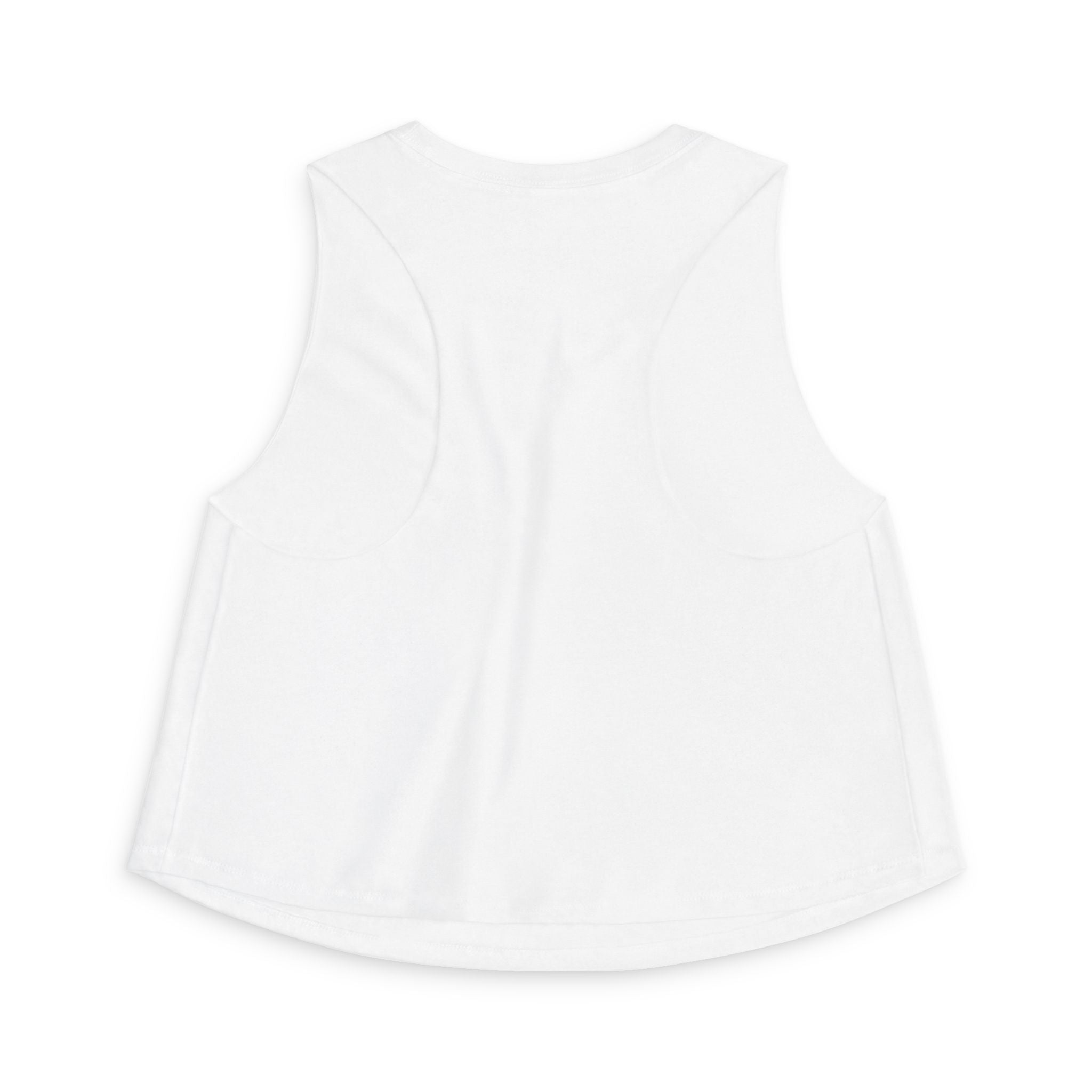 Women's Crop Top — Minimal Lip Print Graphic Tank Top