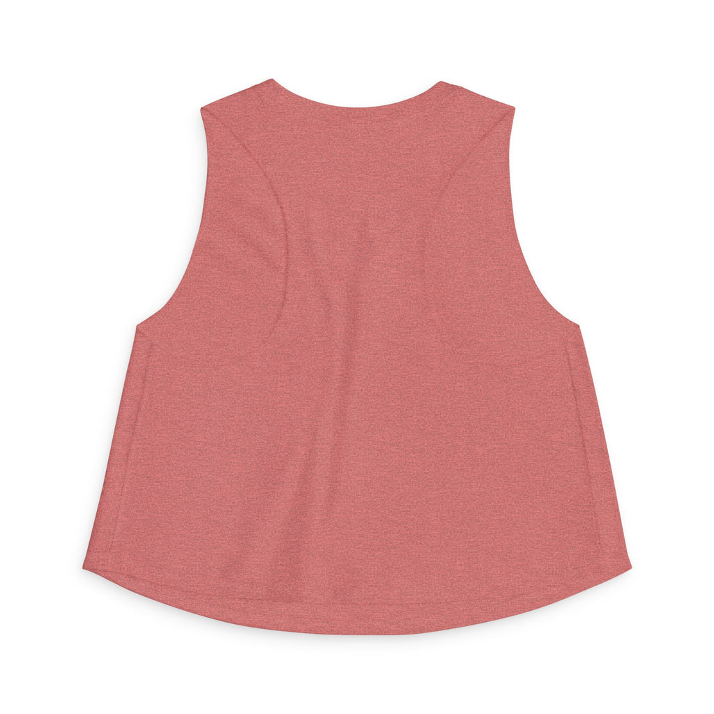 Women's Crop Top — Minimal Lip Print Graphic Tank Top