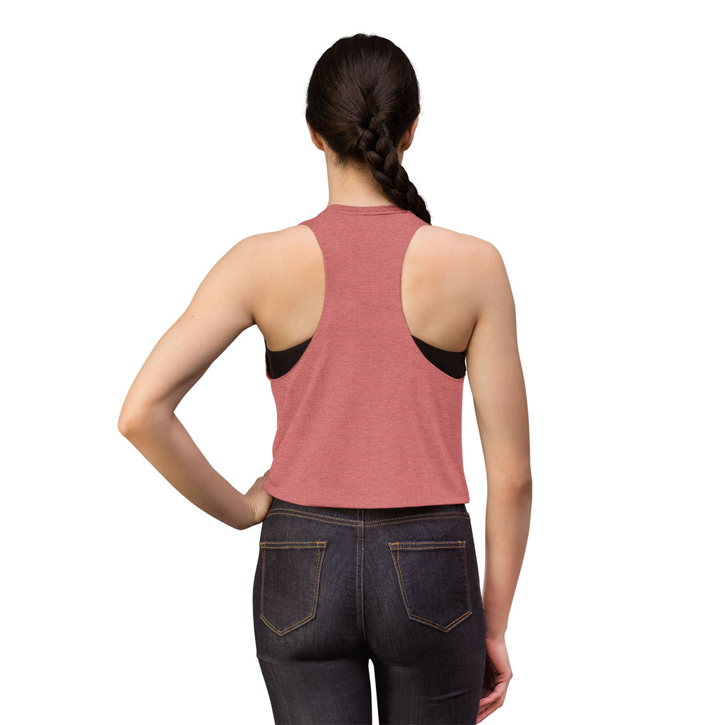 Women's Crop Top — Minimal Lip Print Graphic Tank Top